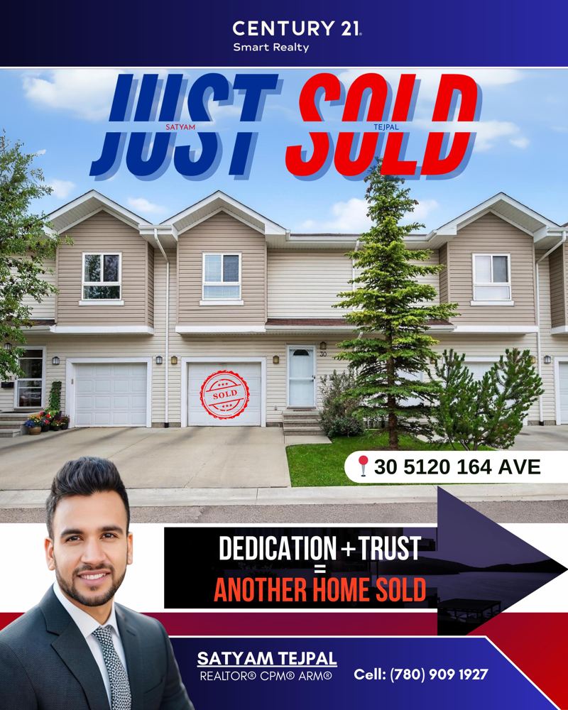 Sold: 30 5120 164 Ave, Edmonton